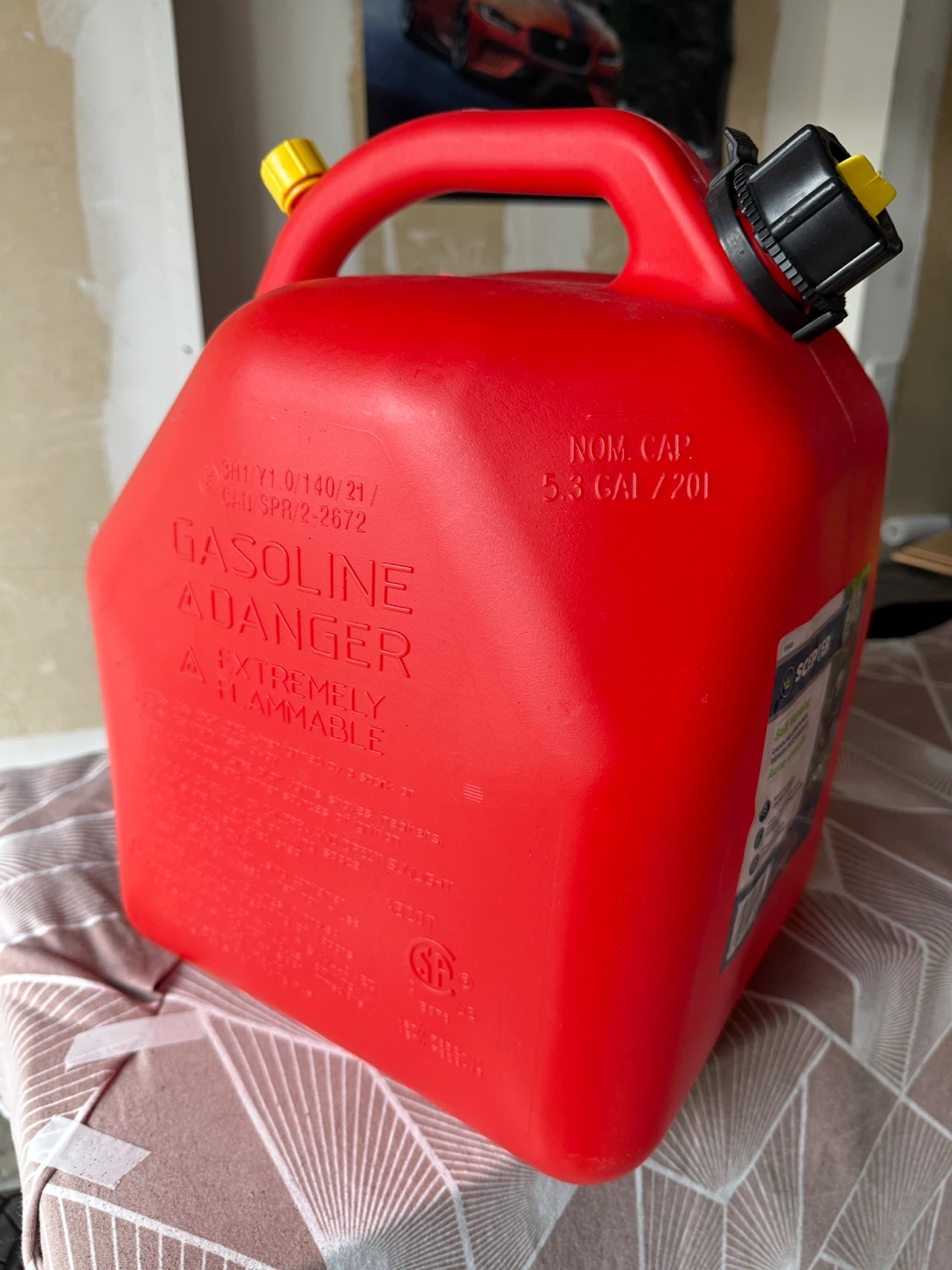 Scepter 5.3 Gal / 20L Gasoline Container