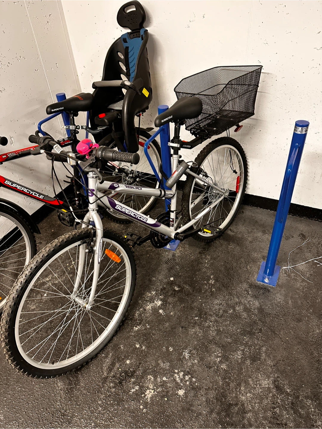 Supercycle Bike - SC1800 bike Silver/Purple Bike