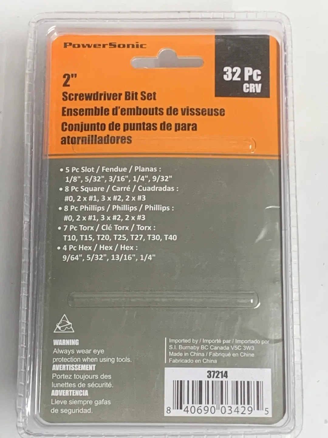 PowerSonic 2" Screwdriver Bit Set - 32 Piece image indicator(2)