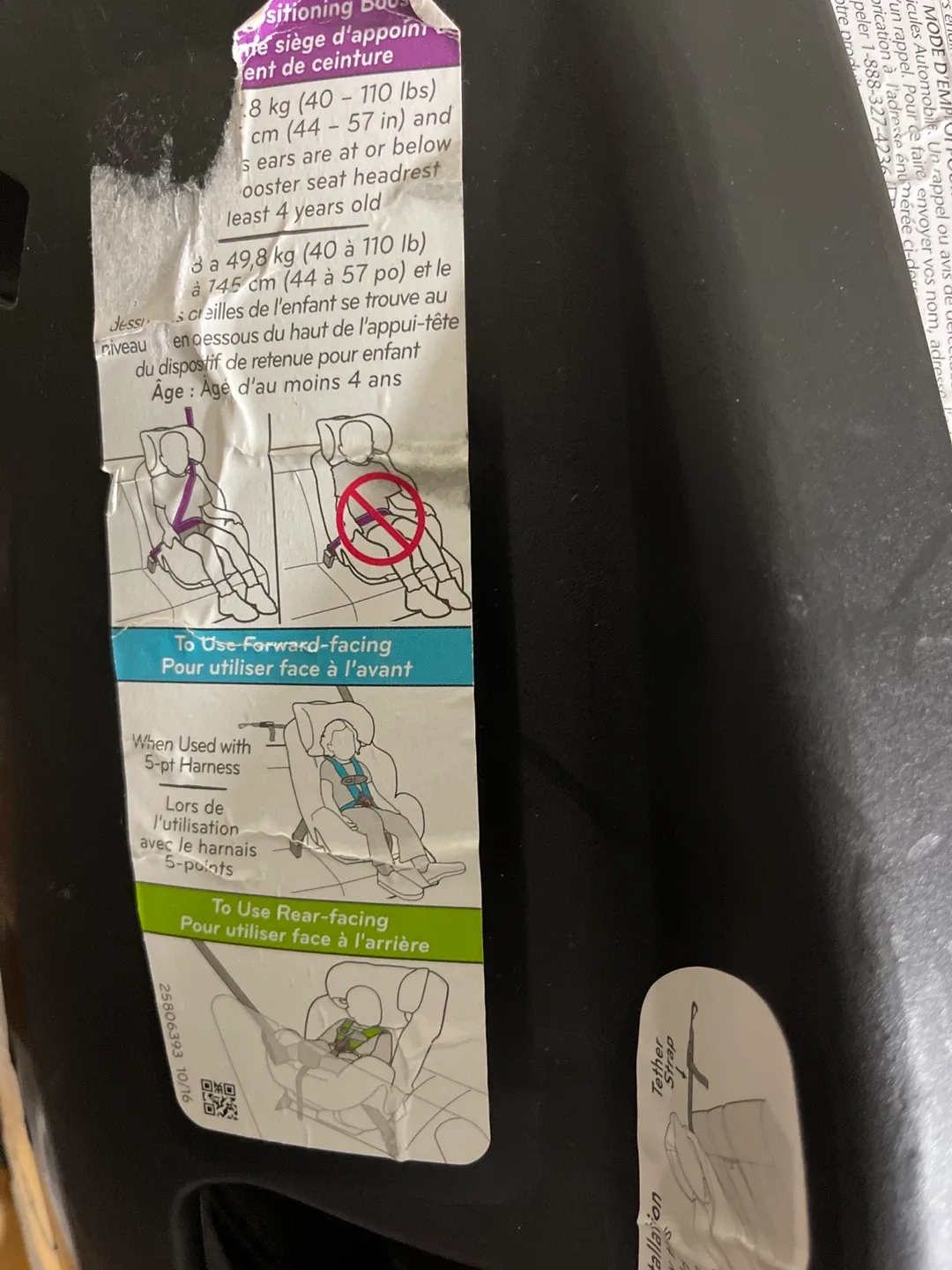 Convertible Car Seat - Black & Grey image indicator(6)