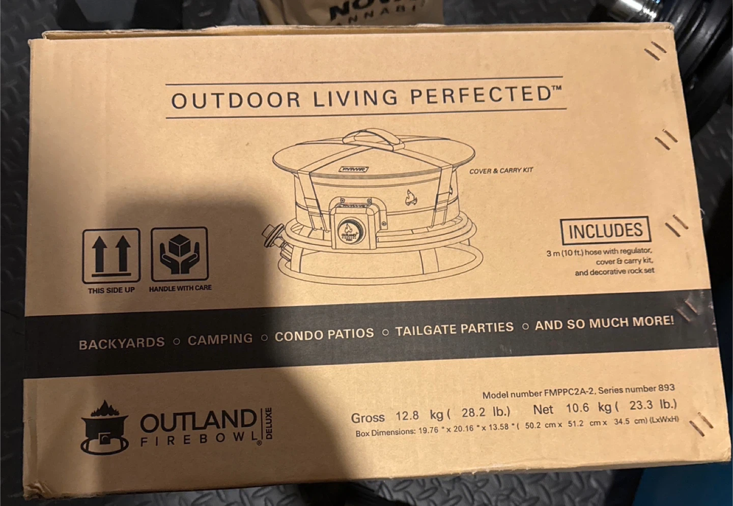 Outland Firebowl Deluxe Portable Propane Fire Pit