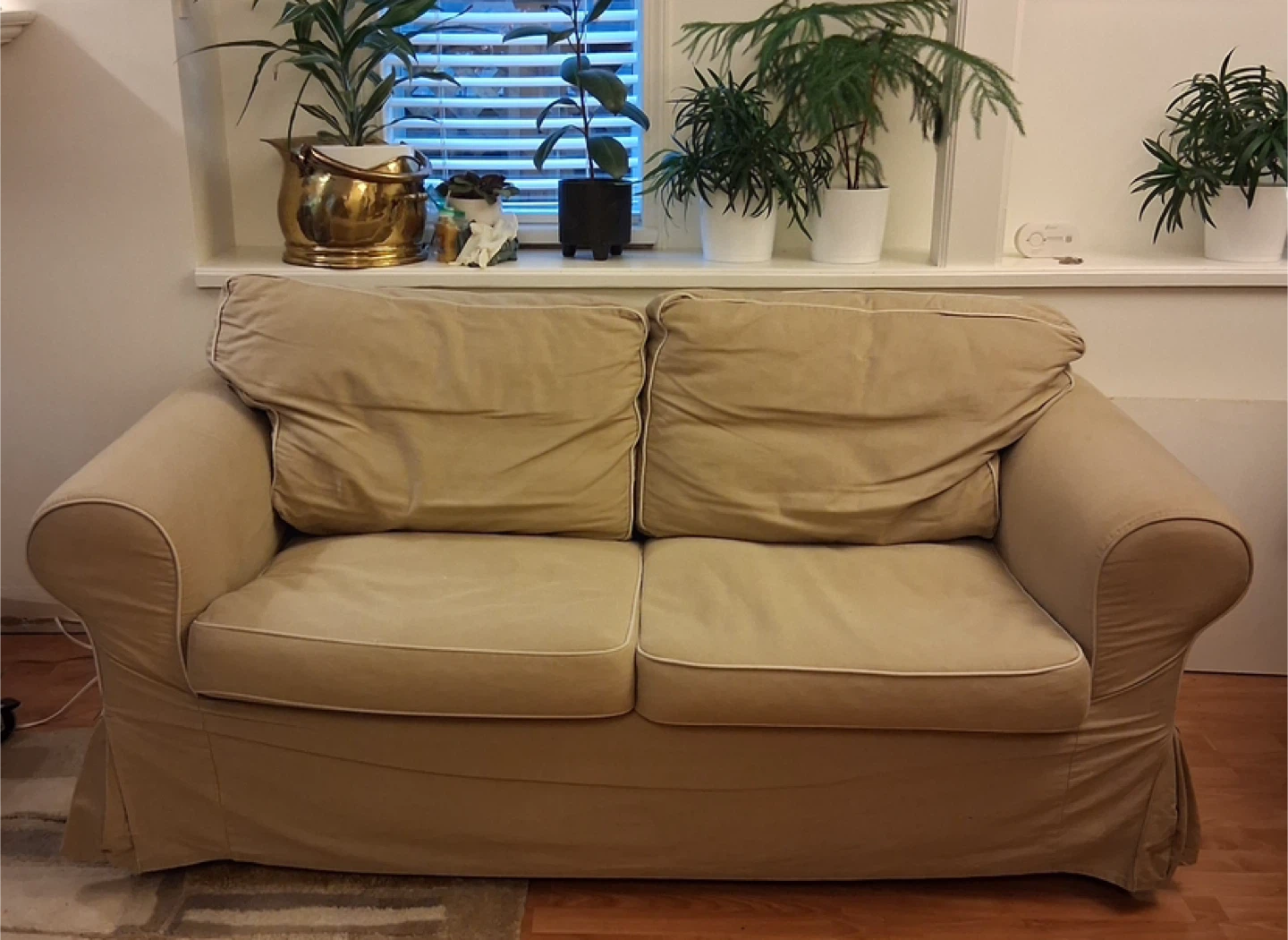 IKEA Ektorp Beige Sofa Love Seat