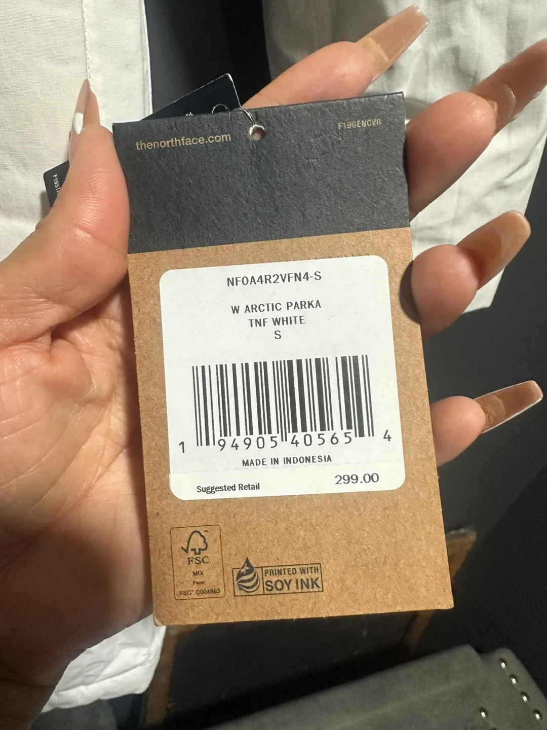 The North Face Arctic Parka - TNF White - Size S - New image indicator(2)