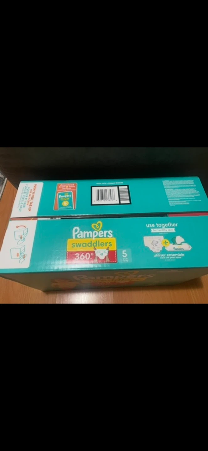 Pampers Swaddlers 360° Size 5 Diapers (88 count) - photo 2