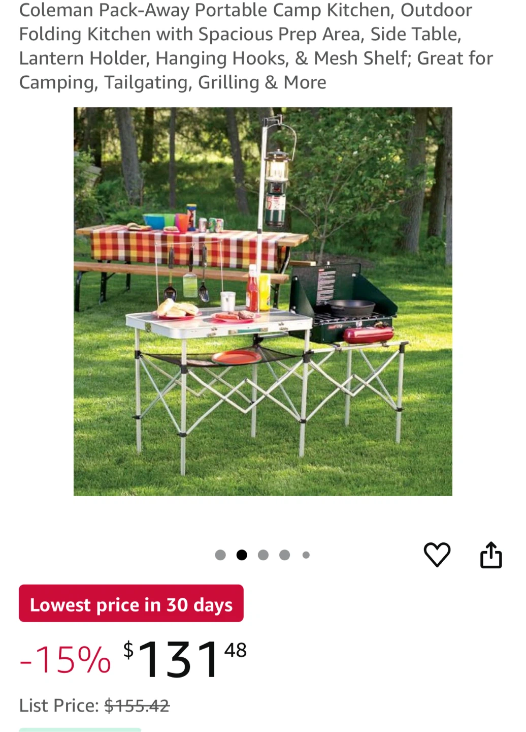 Coleman Pack-Away Portable Camp Kitchen - photo 2