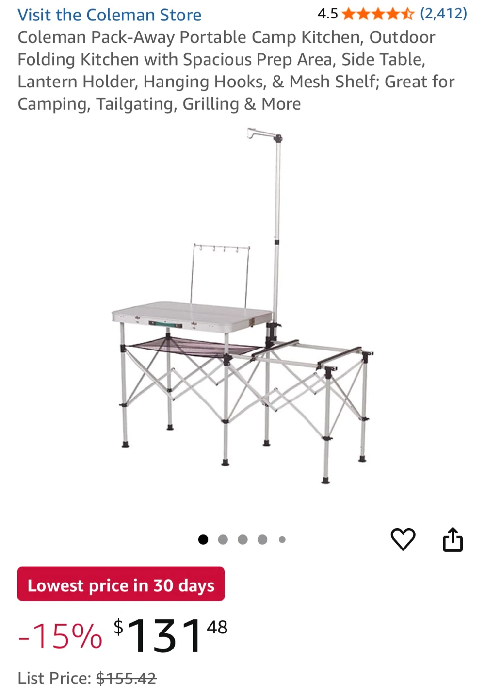 Coleman Pack-Away Portable Camp Kitchen