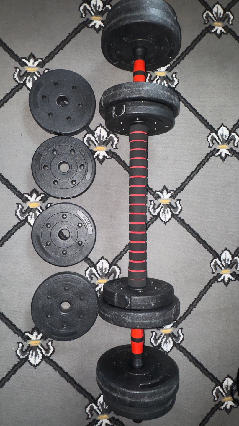 Adjustable Dumbbell Set with Weights total (20kg, 45lb)
