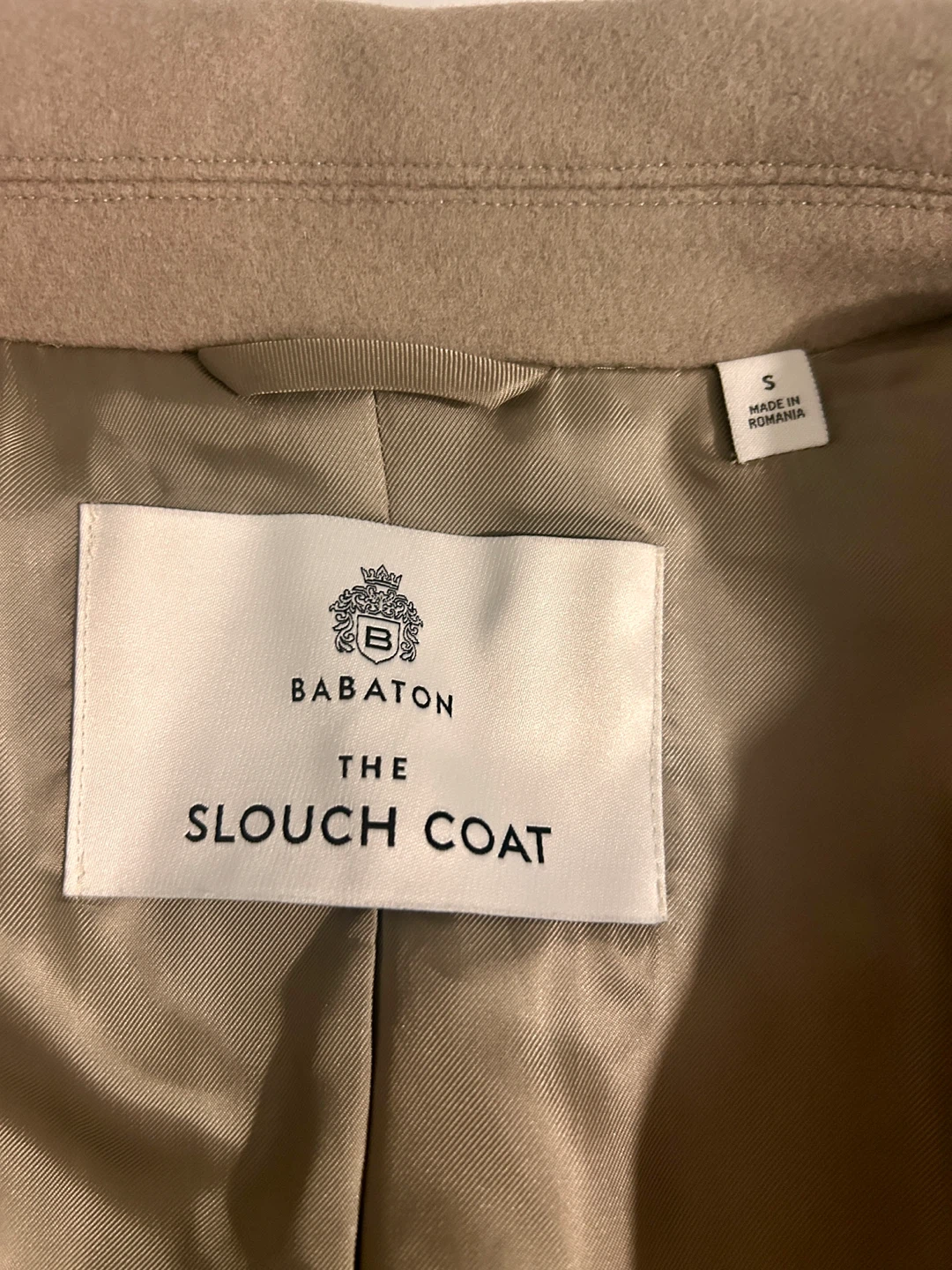 Babaton The Slouch Coat - Size S - photo 4