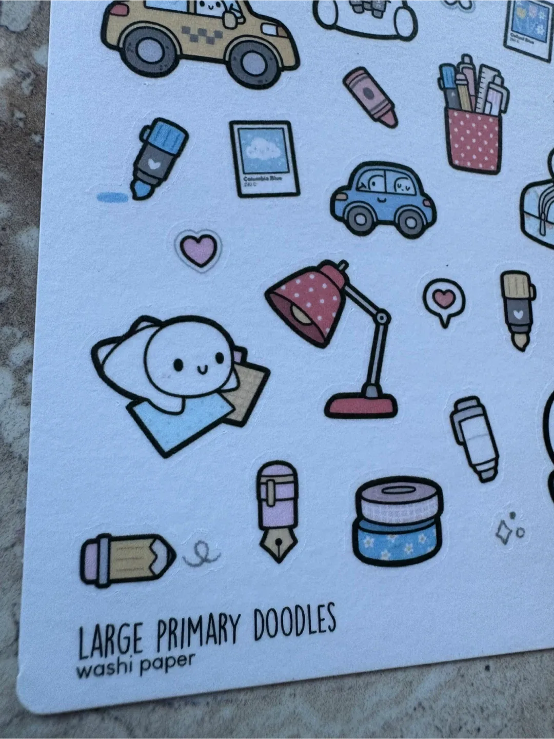 The Coffee Monsterz Co (TCMC) Stickers - Large Primary Doodles image indicator(4)