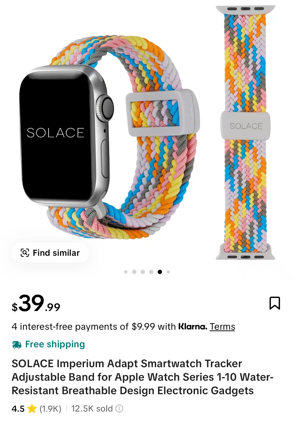SOLACE Imperium Adapt Apple Watch Band
