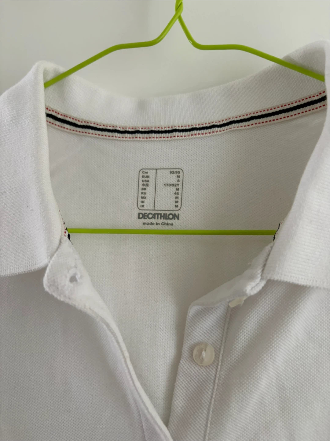 Decathlon Striped Polo Shirt - Size M - photo 2