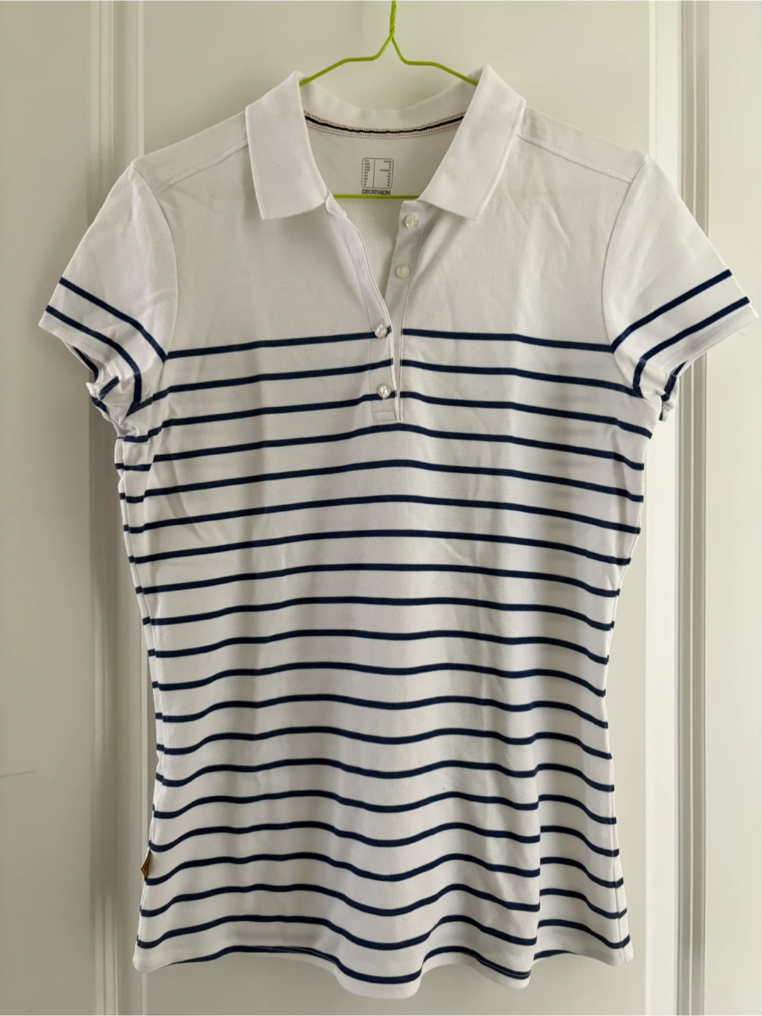 Decathlon Striped Polo Shirt - Size M