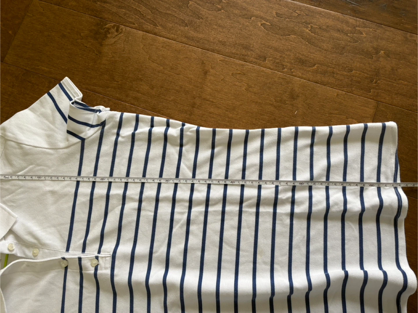 Decathlon Striped Polo Shirt - Size M - photo 4