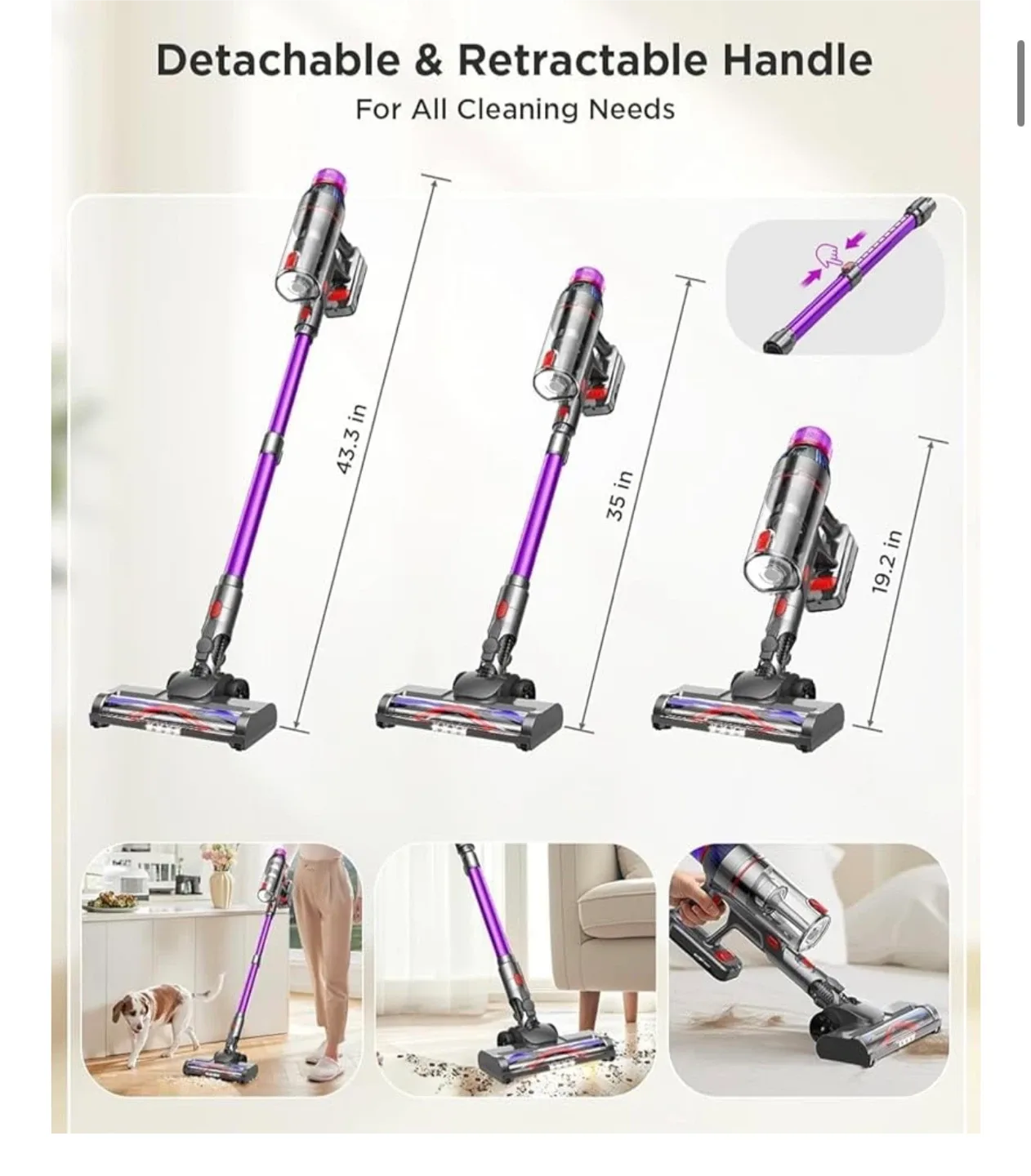 Cordless Vacuum Cleaner TV106S image indicator(2)