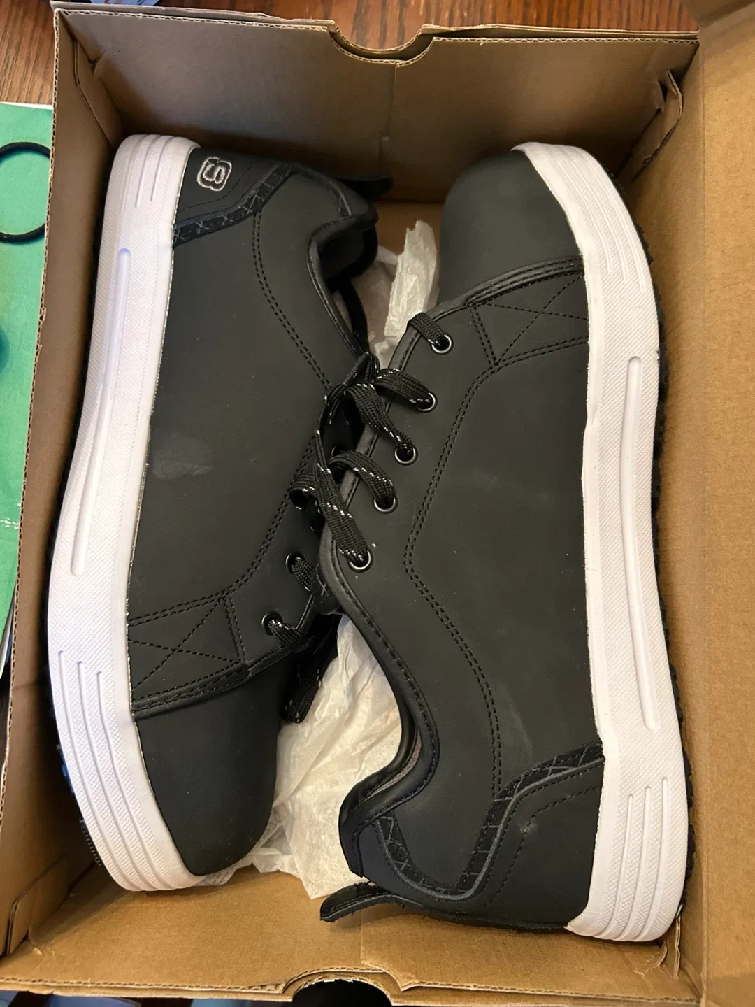 Skechers Work Shoes, Black, Size 12 image indicator(2)