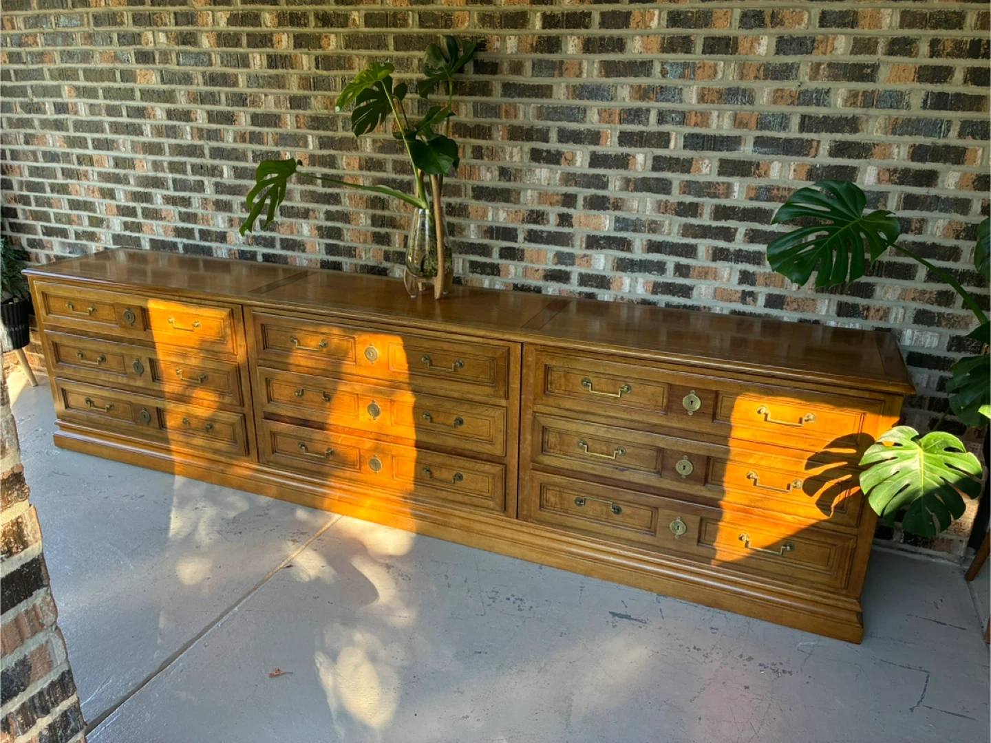 MCM Baker 10 ft Long Campaign Credenza