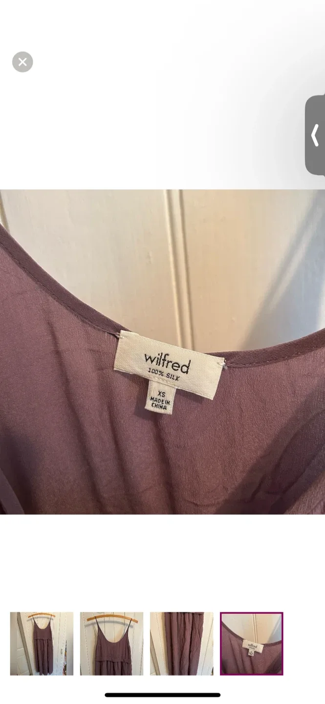 Wilfred Silk Dress Size XS image indicator(4)