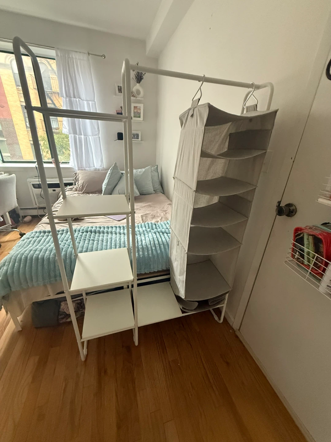 SunnyPoint Freestanding Clothes Rack - Off White