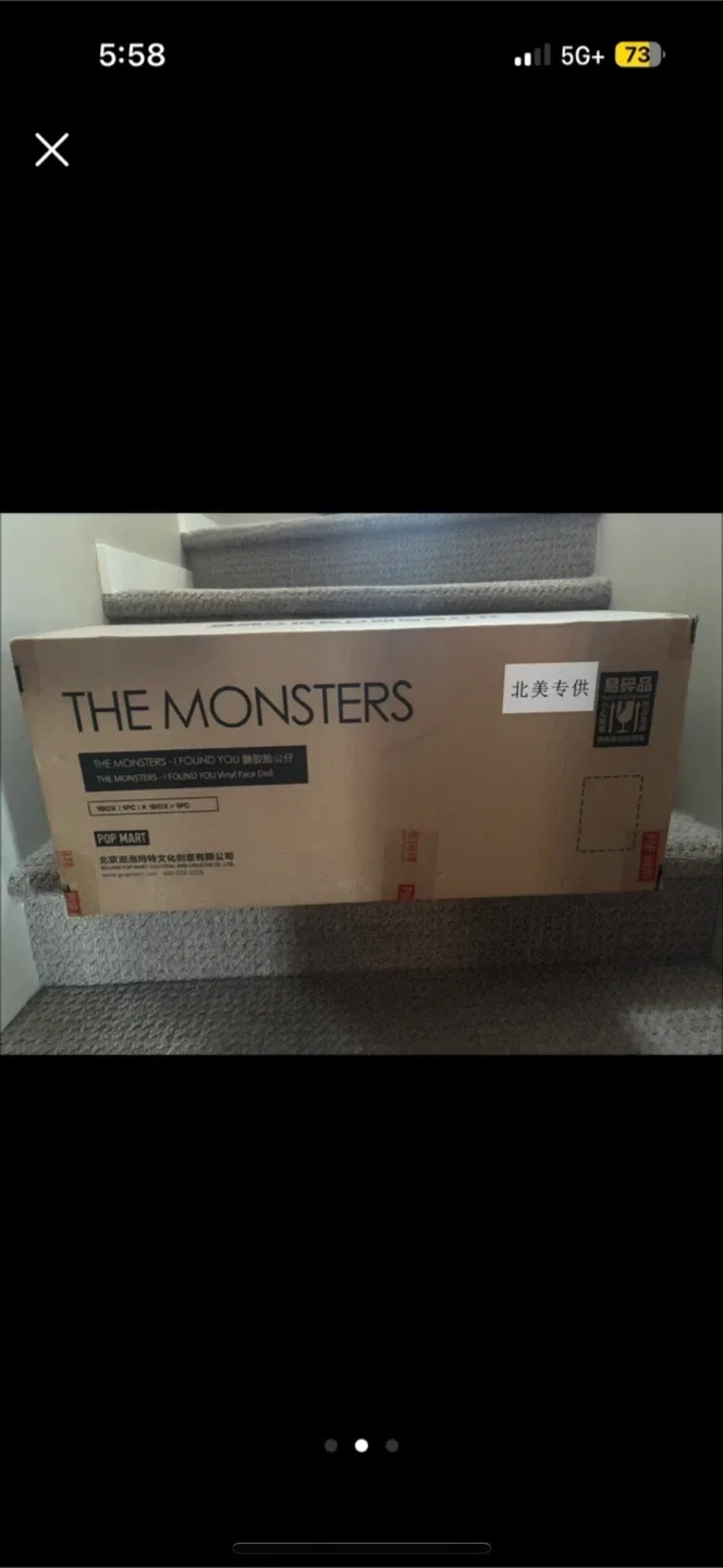 THE MONSTERS - I FOUND YOU Zimomo Labubu  (authentic, unopened) image indicator(4)