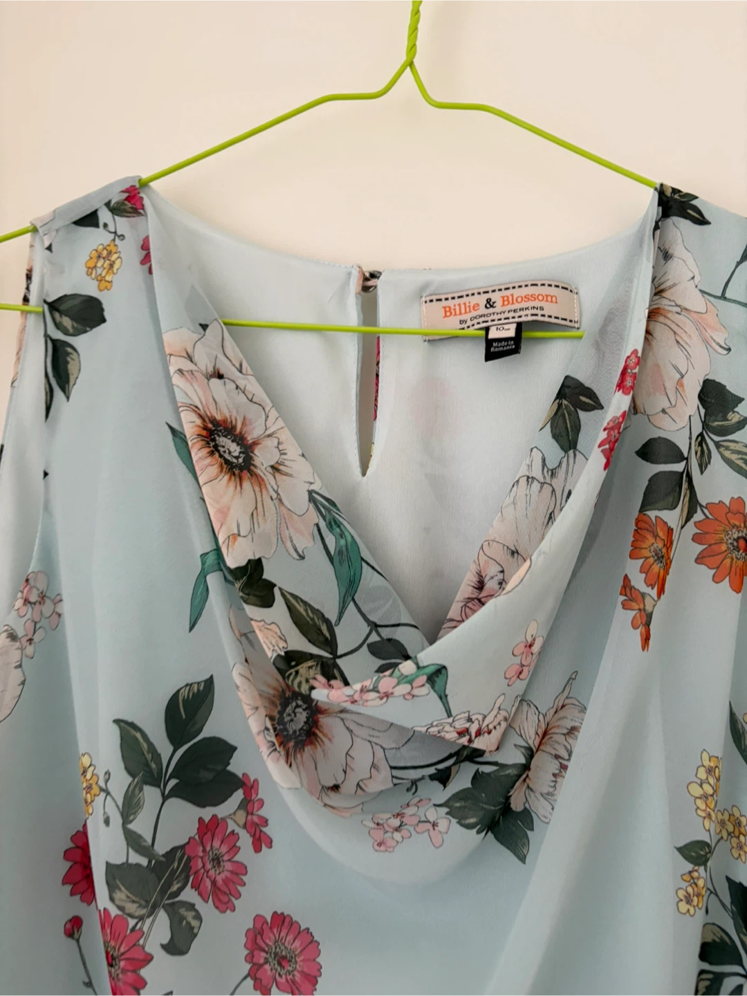 Billie & Blossom Floral Top Size 10 - photo 3