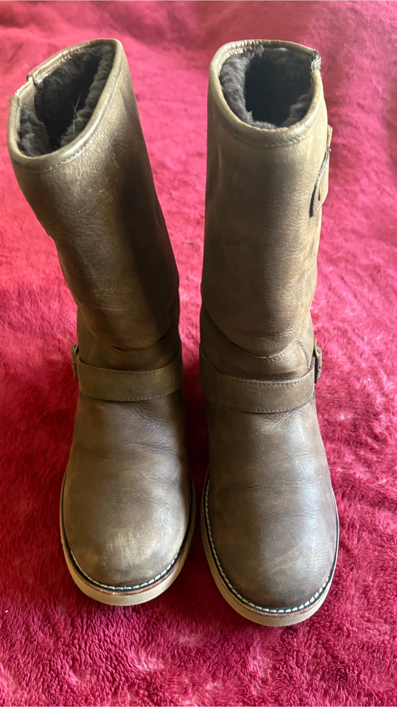 UGG Brown Leather Boots