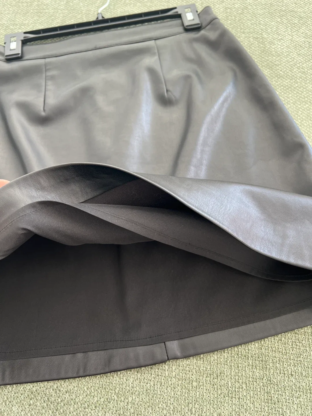 RW&CO. Faux Leather Mini Skirt - Size 2 image indicator(4)