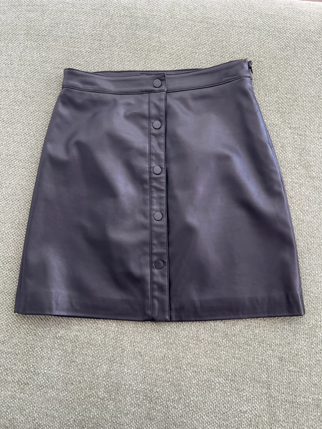 RW&CO. Faux Leather Mini Skirt - Size 2