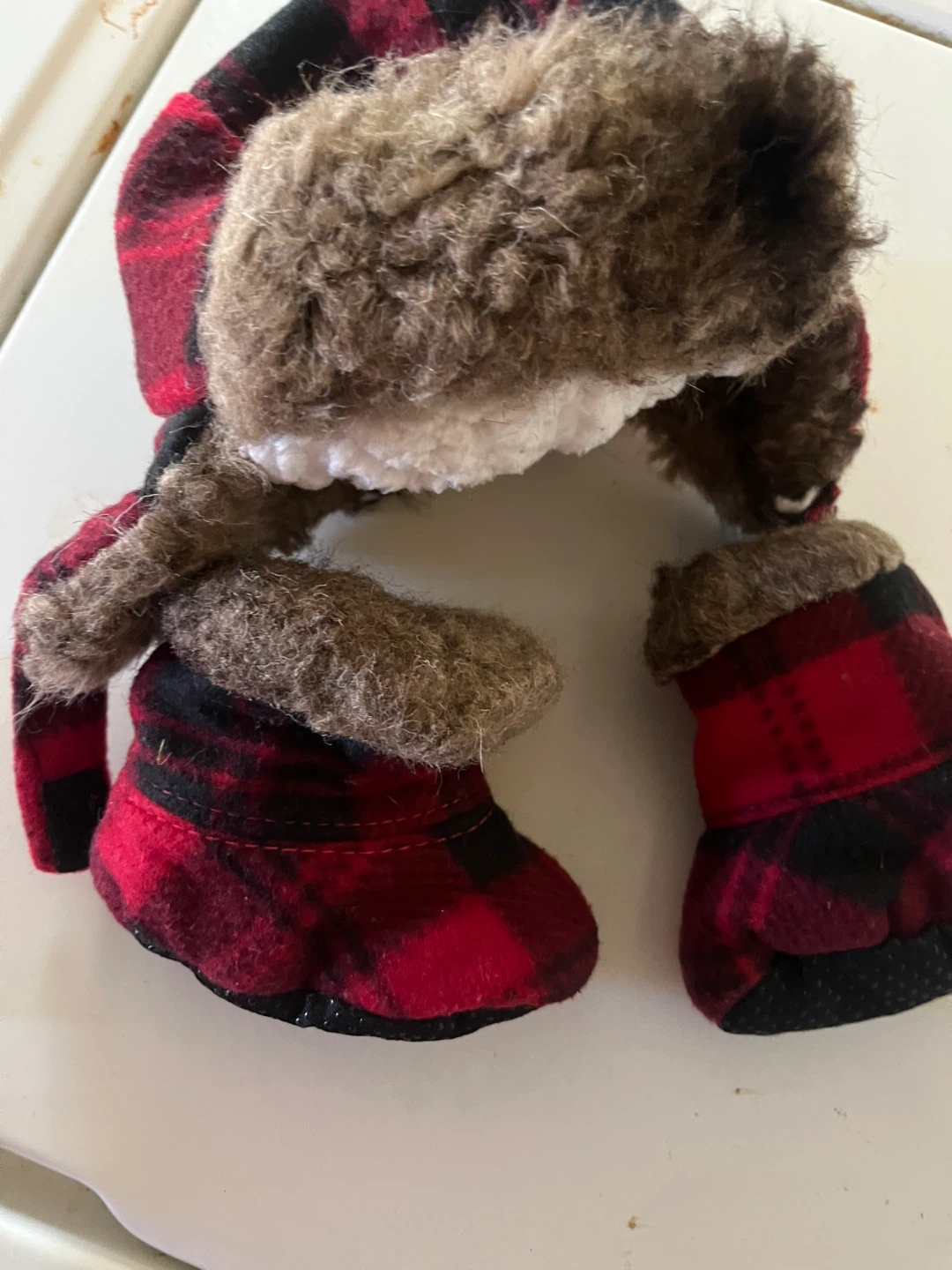 Baby hat and booties set