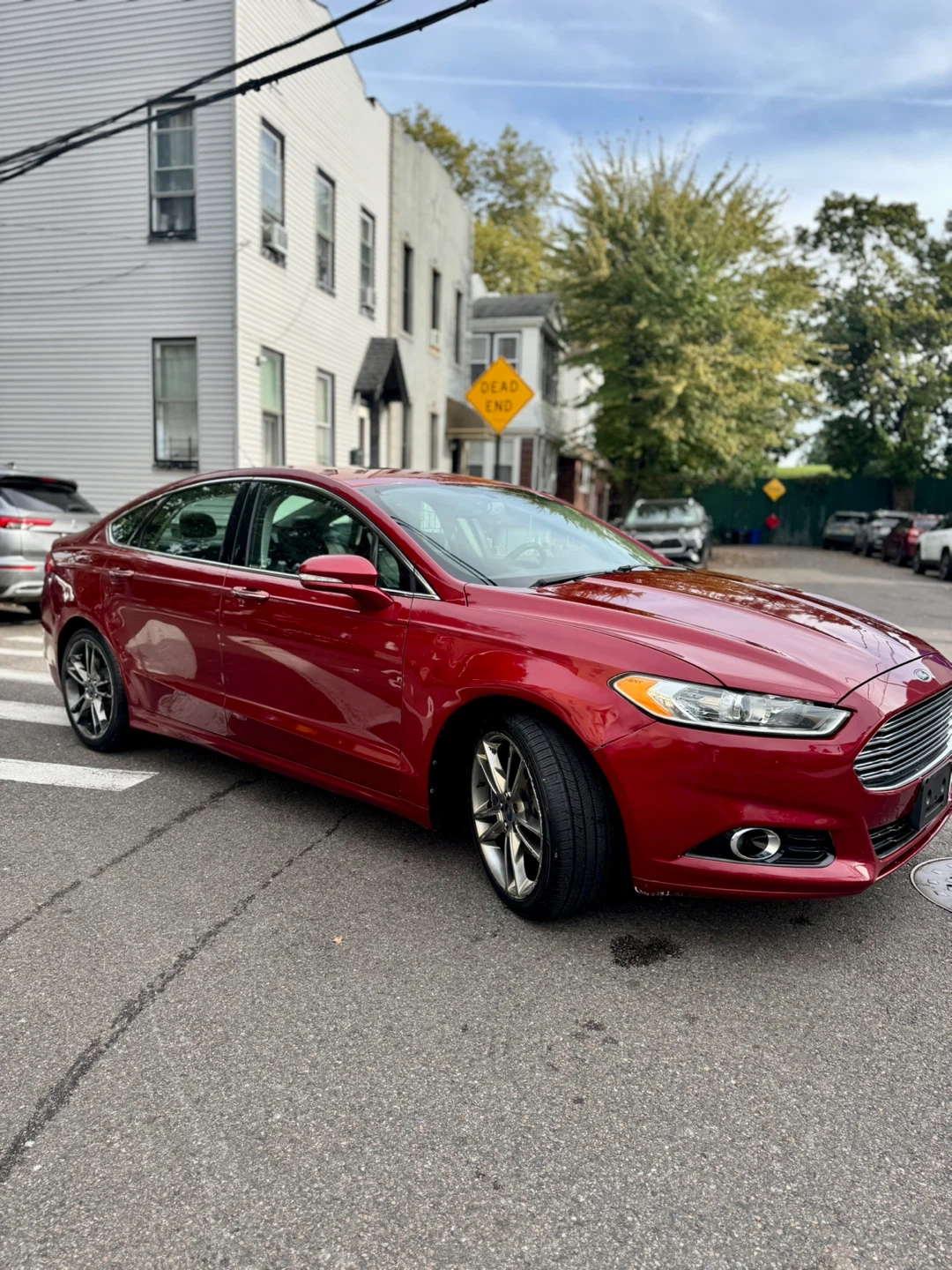 Ford Fusion Titanium - Red Sedan - photo 2