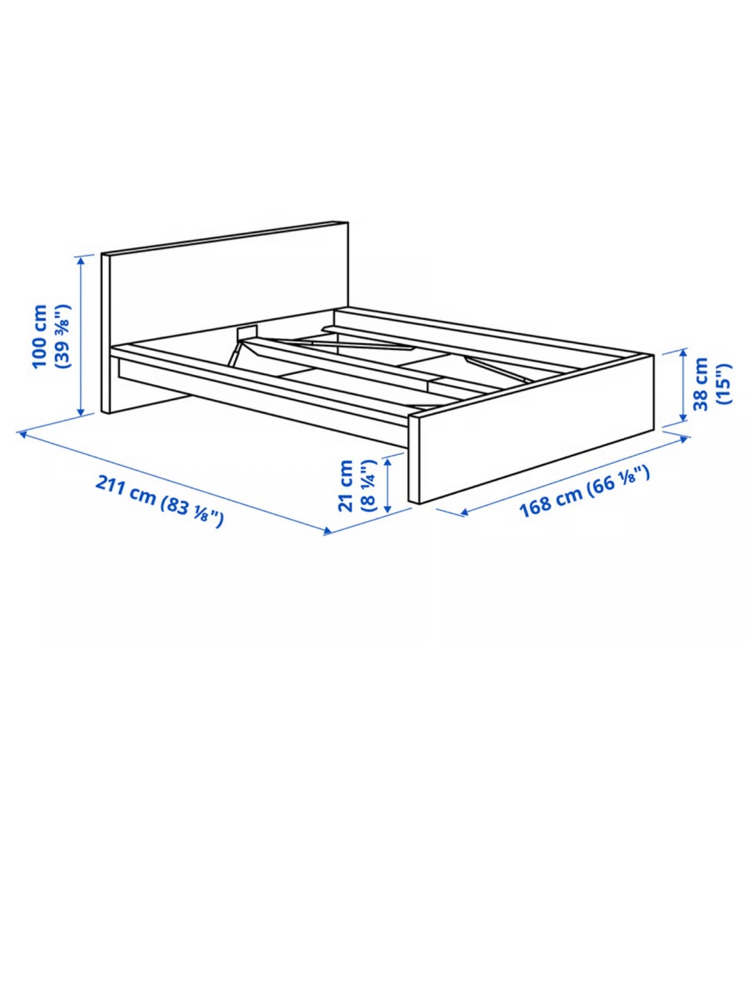 Queen bed and Mattress - photo 3