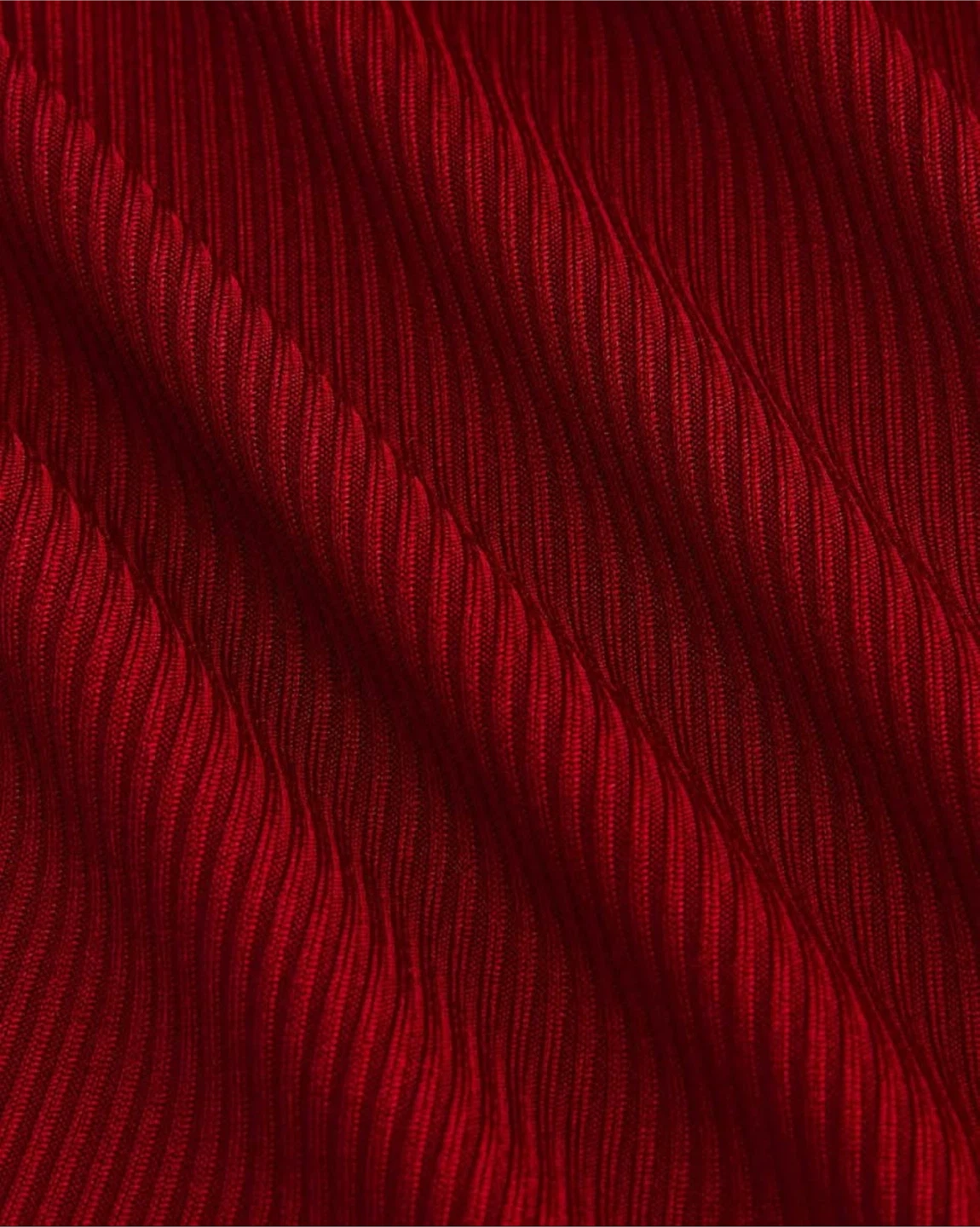 Cider Red Rib Knit Sleeveless Top - Size S - photo 2
