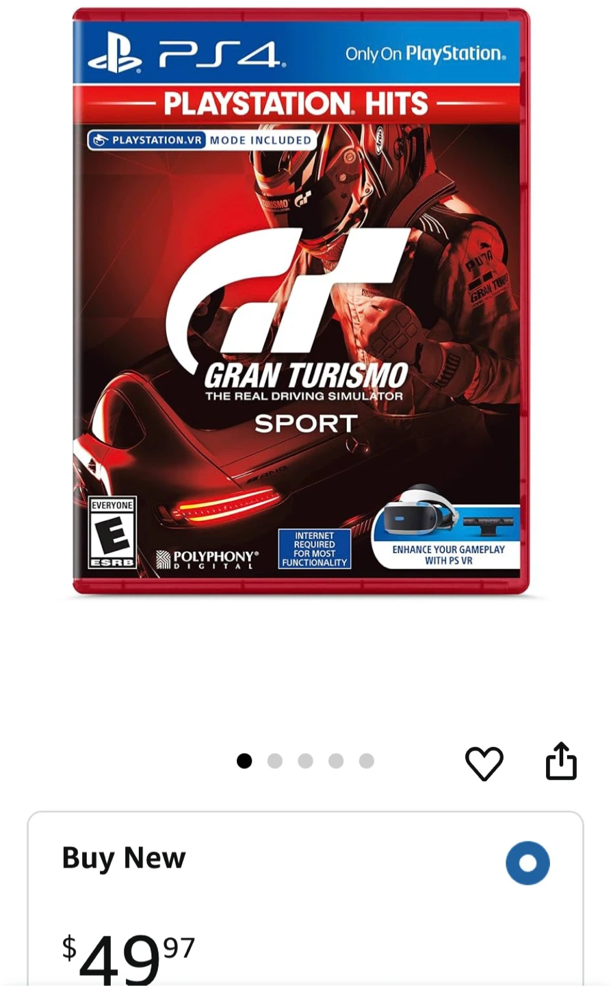 Gran Turismo Sport - PS4 Game - photo 3