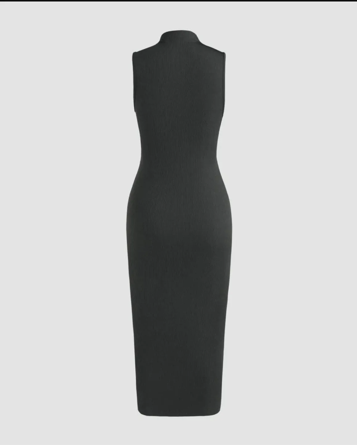 Cider Black Sleeveless Ruched Bodycon Dress - Size S image indicator(3)