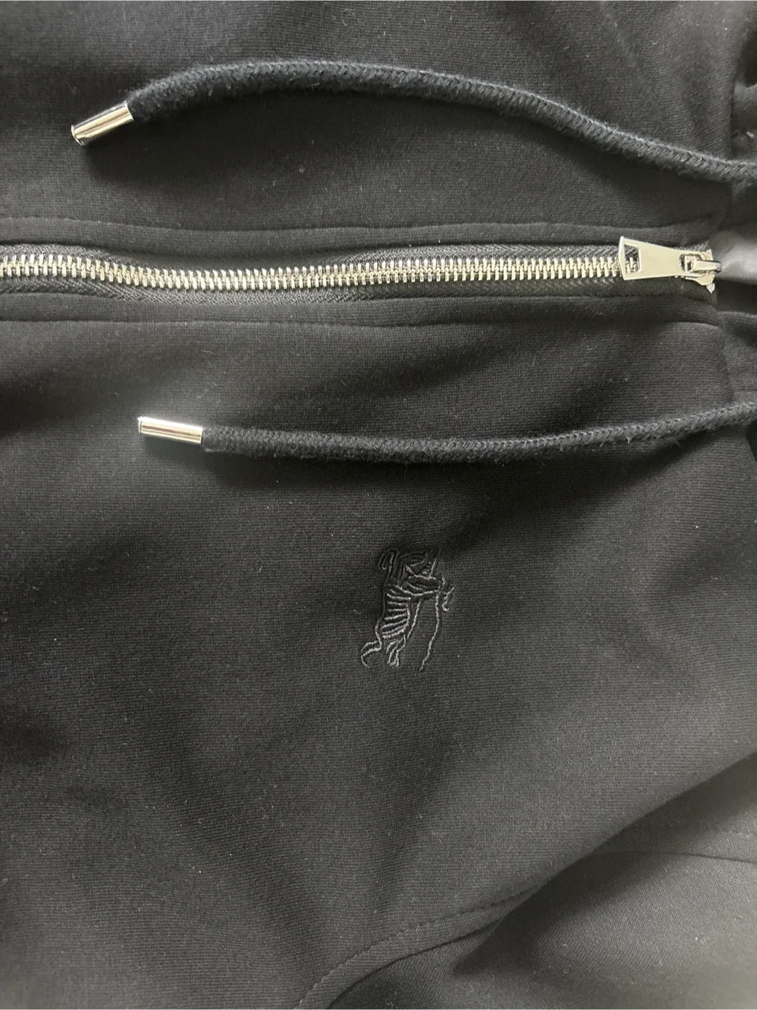 Burberry Black Hoodie, Size L Fits like a M image indicator(2)