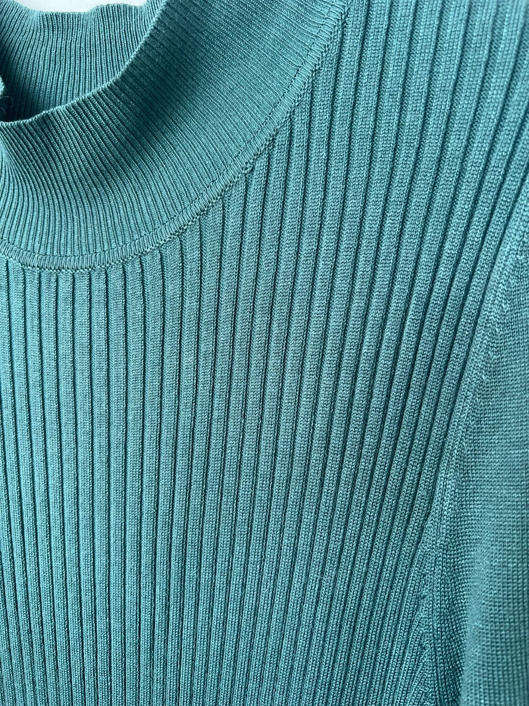 RW&CO. Green Ribbed Knit Dress - Size S/P - photo 5