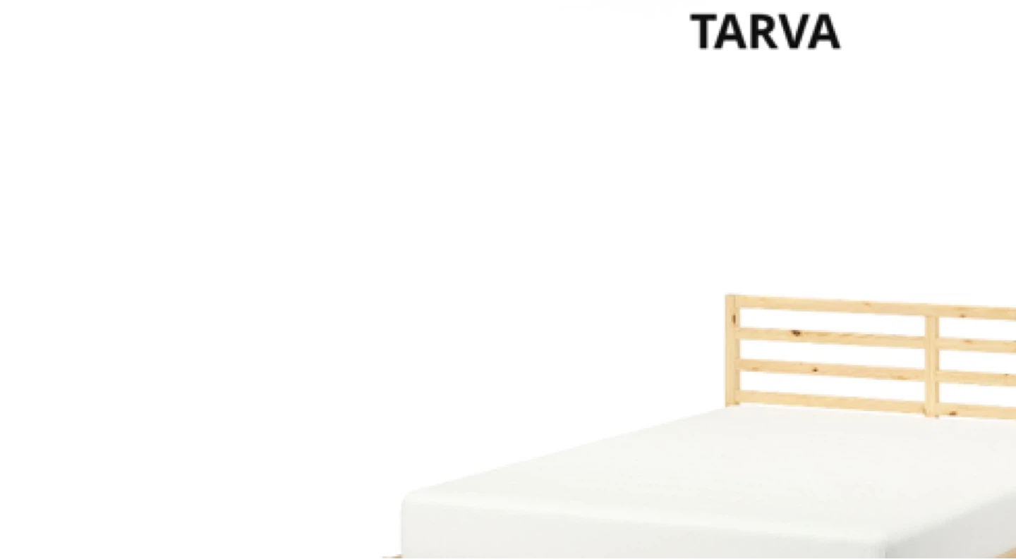 IKEA Tarva Bed Frame with slats.  Frame only.