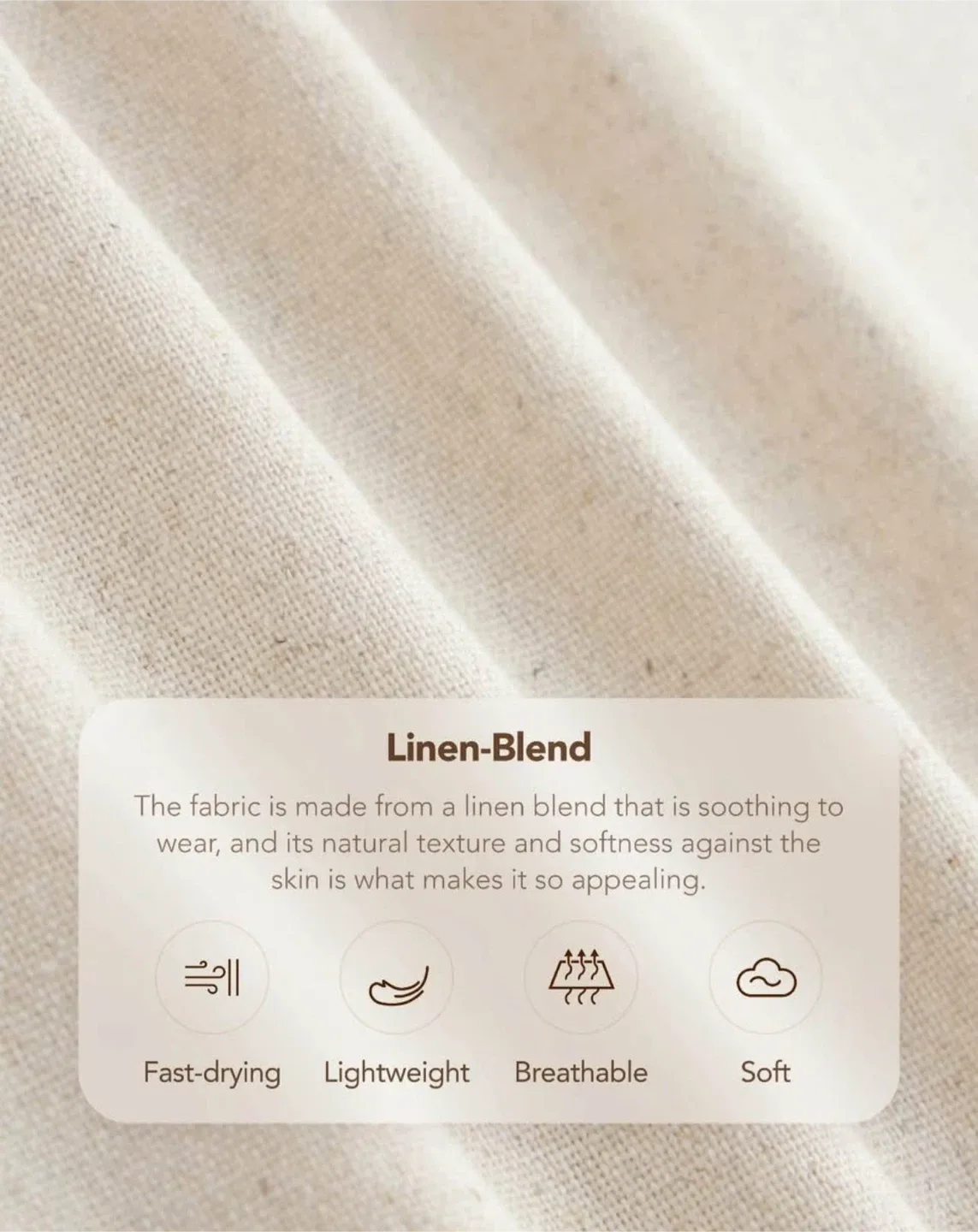 Cider Wide Leg Linen-Blend Pants - Beige image indicator(2)