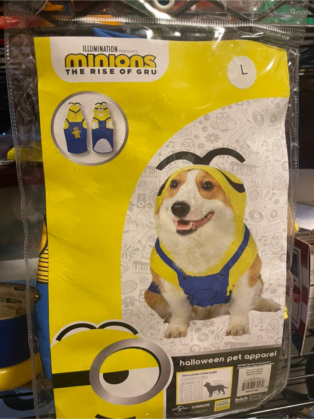 Minions Pet Costume - Size L