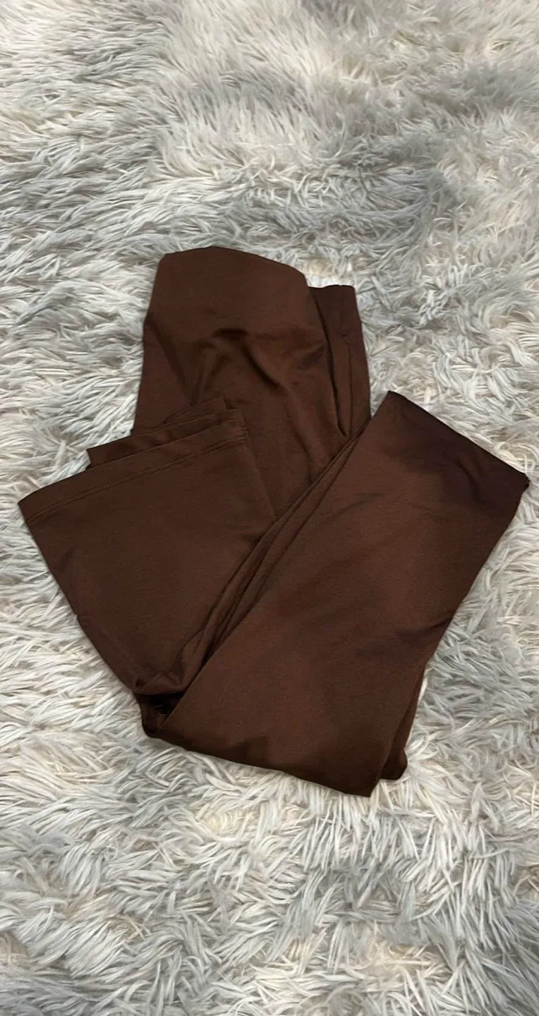 Brown Flare Leggings thumbnail