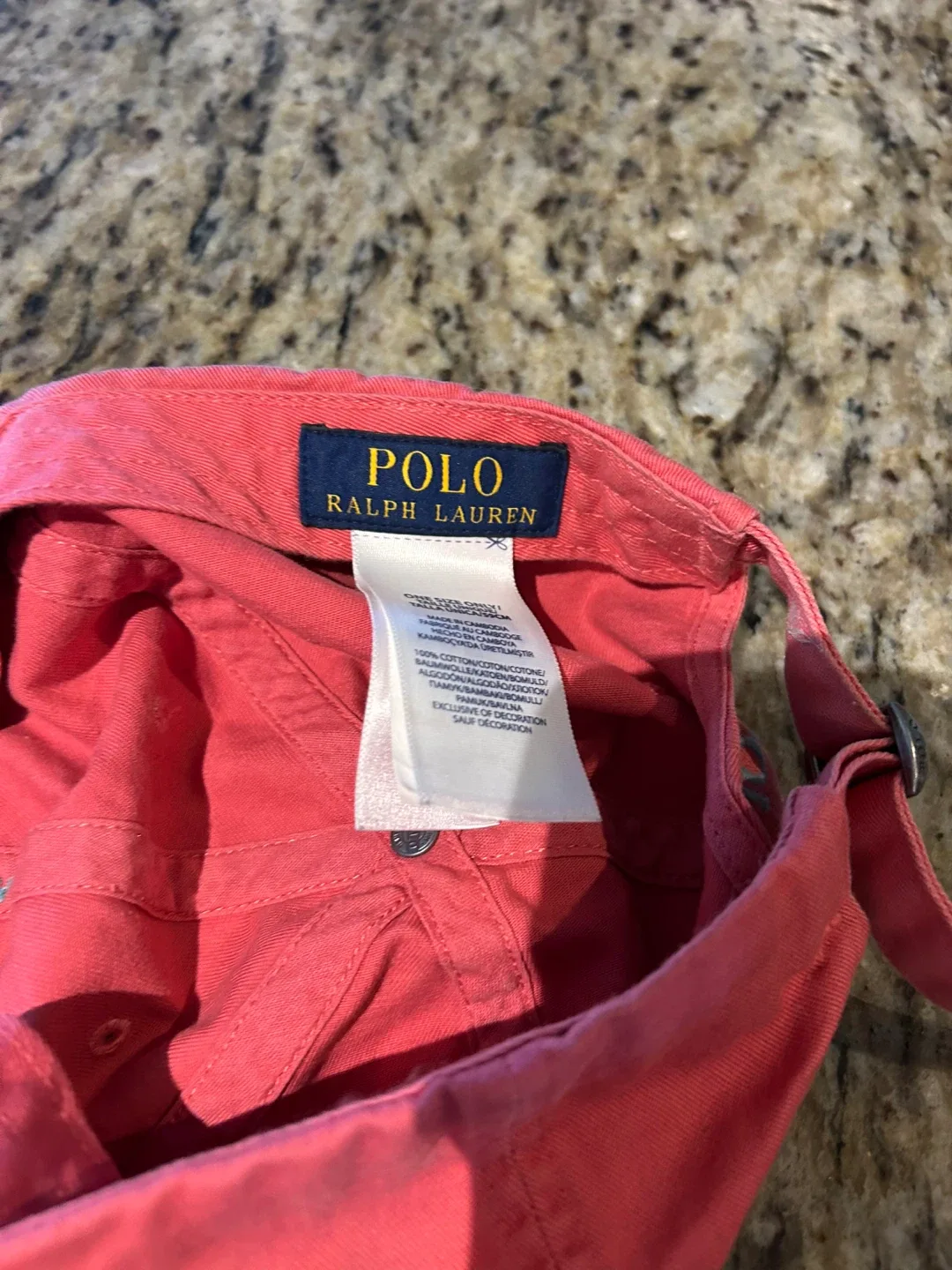 Polo Ralph Lauren Pink Cap image indicator(3)