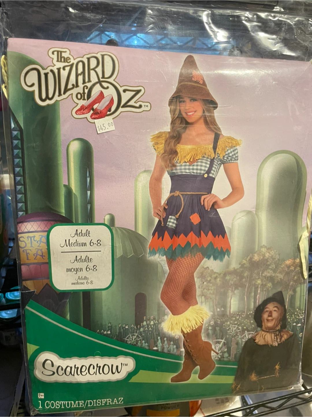 The Wizard of Oz Scarecrow Costume - Adult Medium