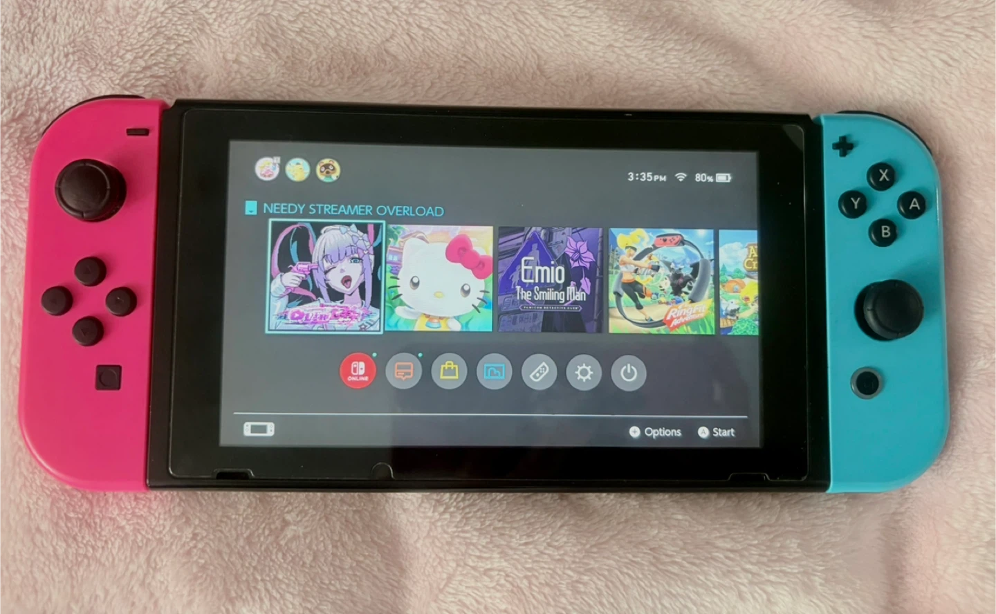 🌸 Nintendo Switch Bundle + Zelda Case + ZenGrip Pro Pink!🌸 - photo 4