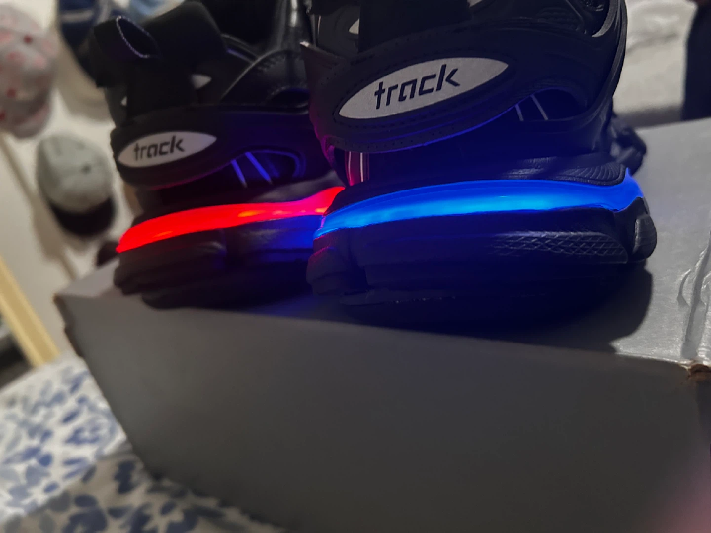Balenciaga Track LED Sneakers - Black