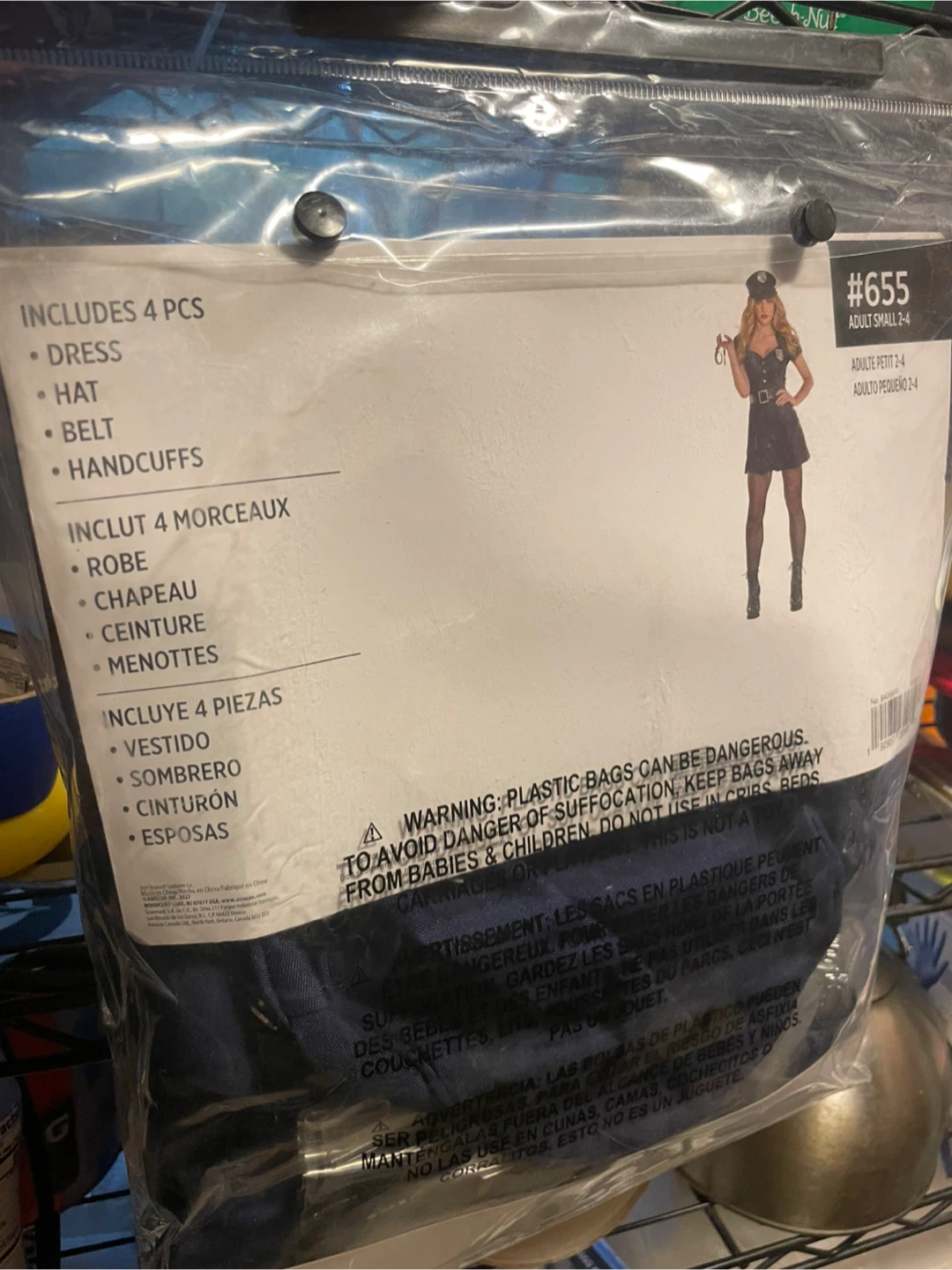 Miranda Rights Adult Costume - photo 2