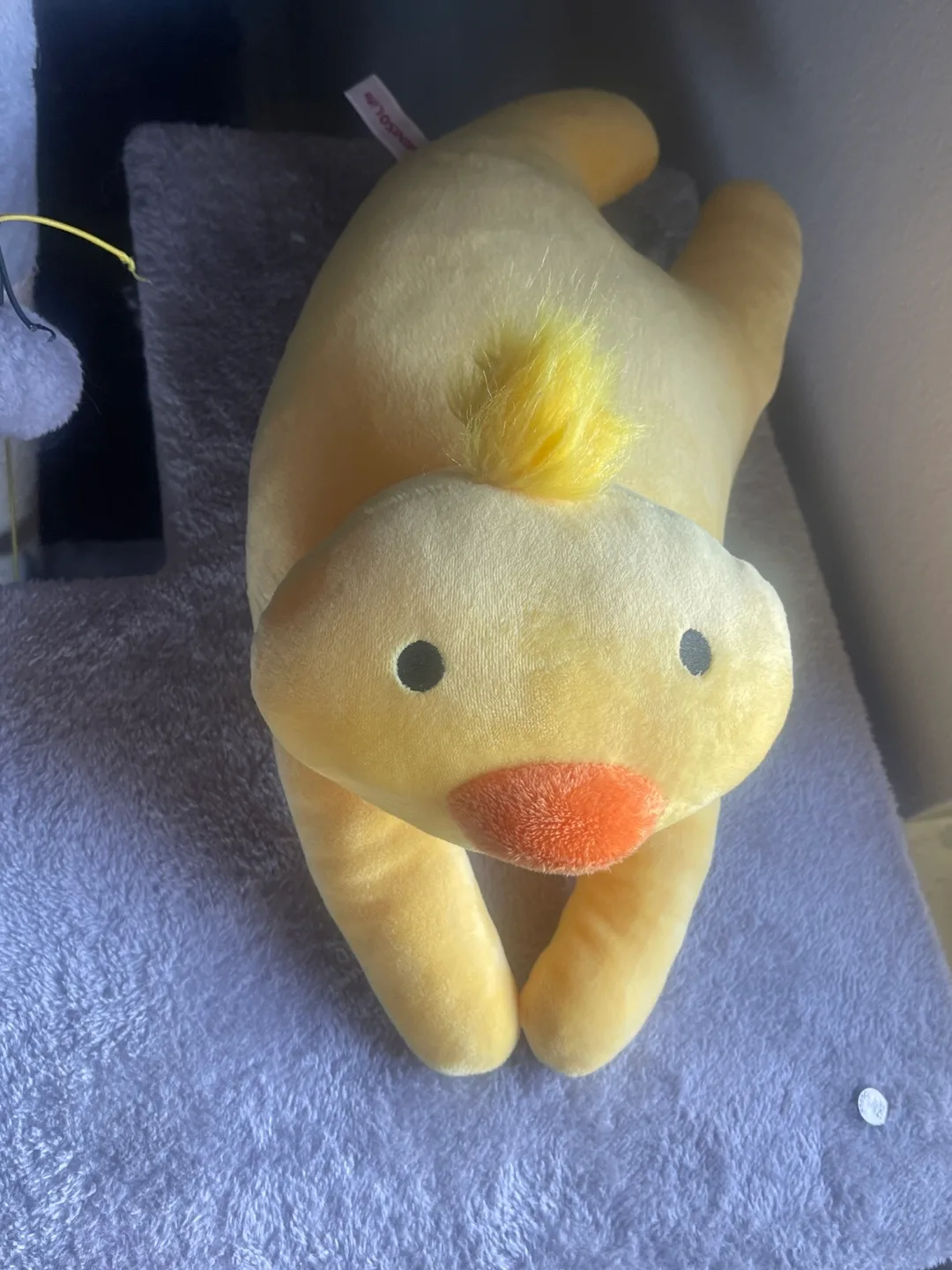 Miniso Life Yellow Plush Pillow thumbnail