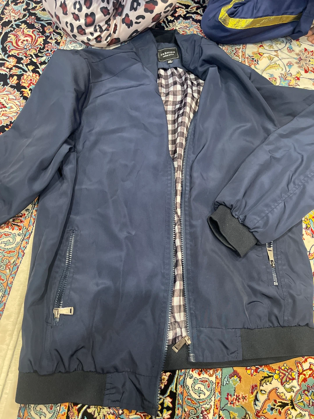 Fashion Zone Style Navy Blue Jacket XXL