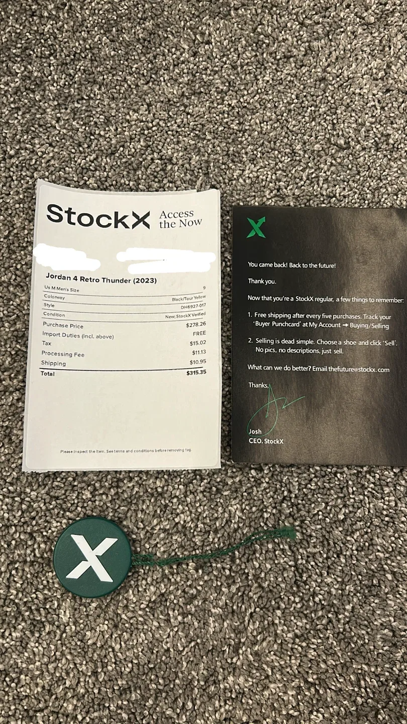 Air Jordan 4 Retro Thunder (2023) Size 10.5 image indicator(4)