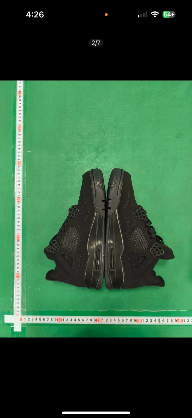 Jordan 4 Retro Black Cat1:1 reps free shipping image indicator(4)