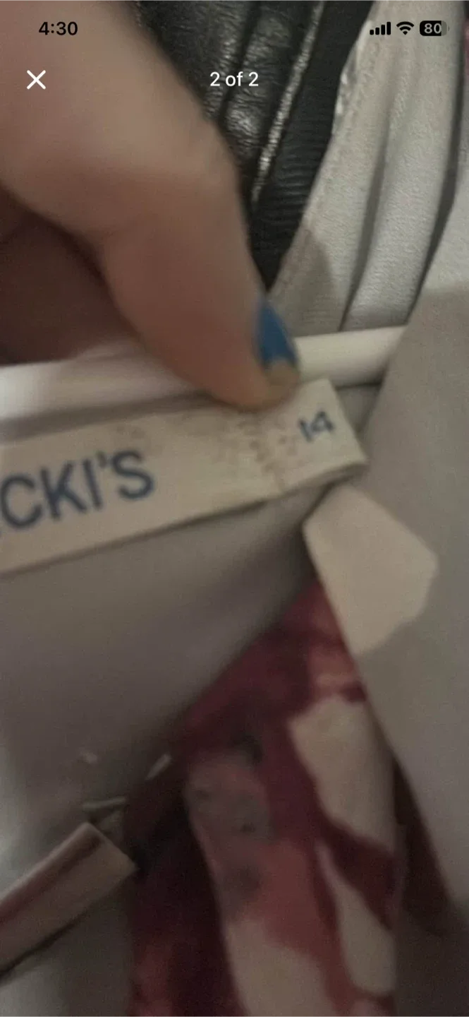 Nicki's Floral Dress - Size 14 thumbnail