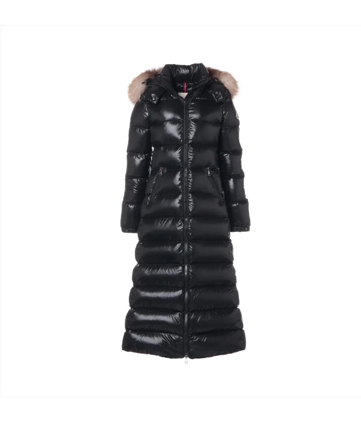 Moncler HUDSON  Nylon Down coat Ladies' Black  Fur Detacha